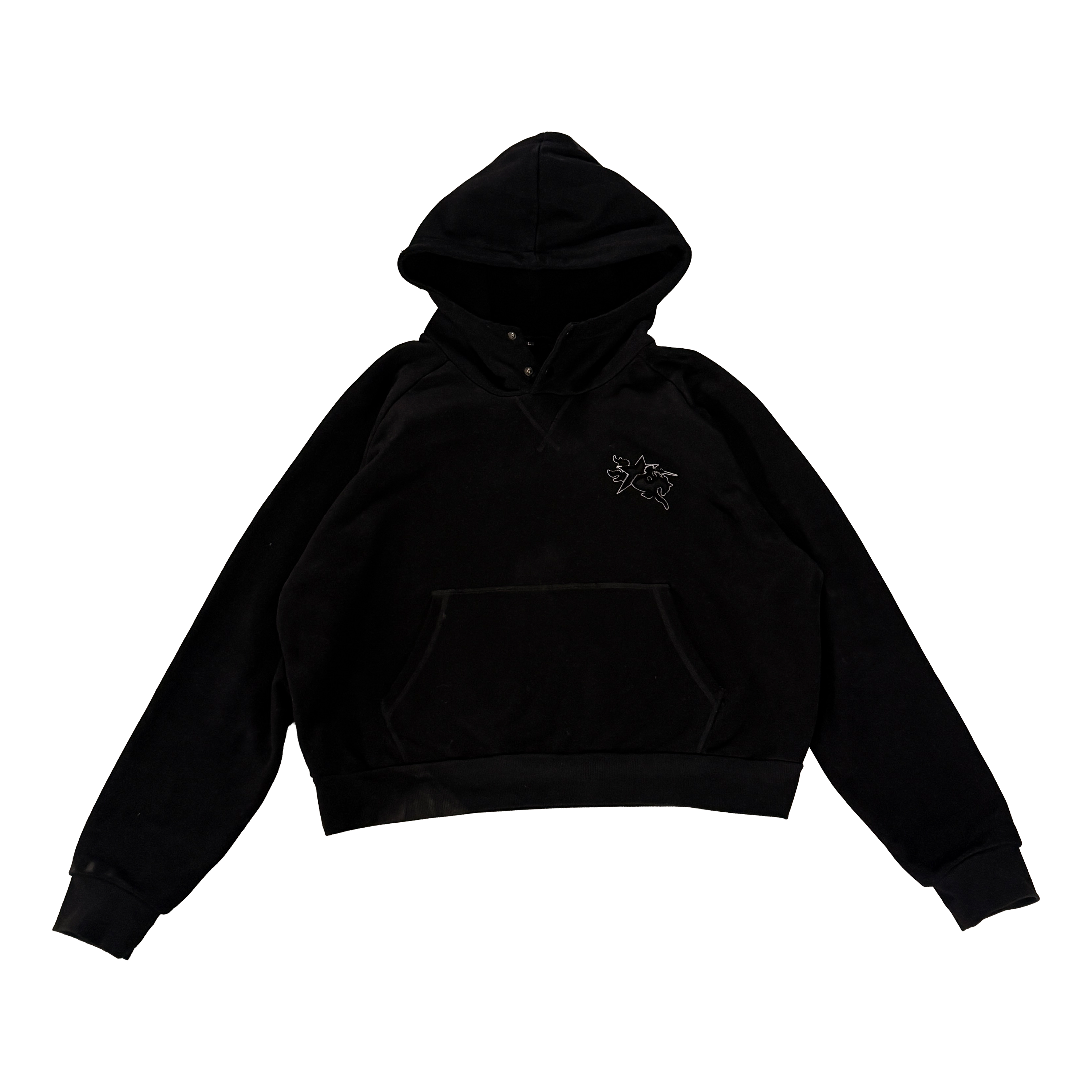 'COVERT' BLACK Hoodie