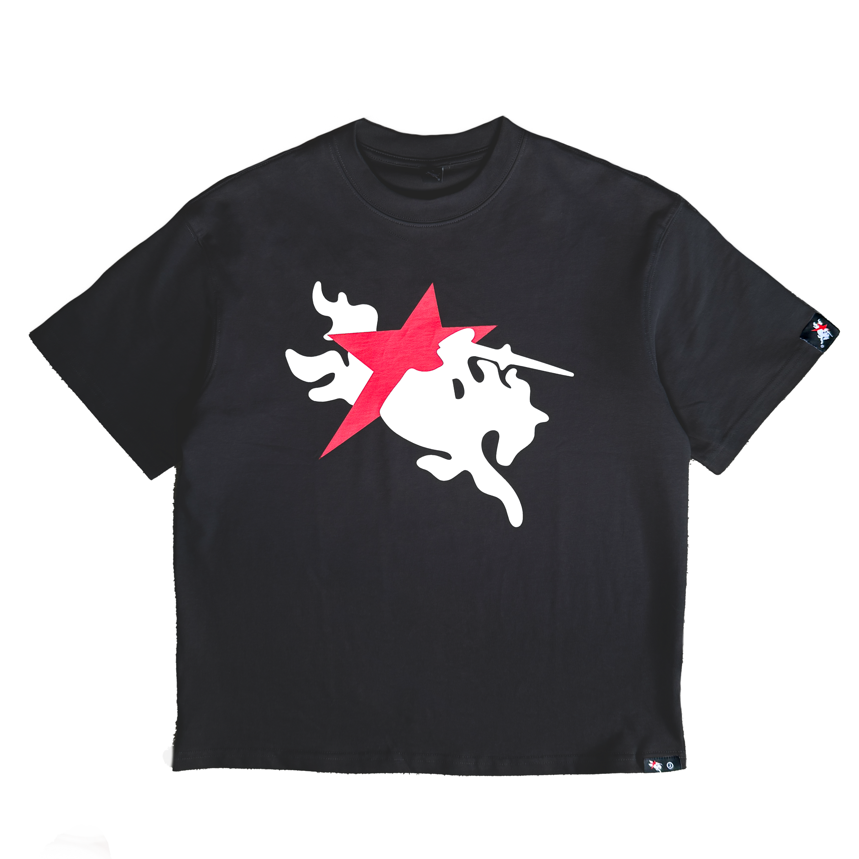 DARK GREY LOGO TEE