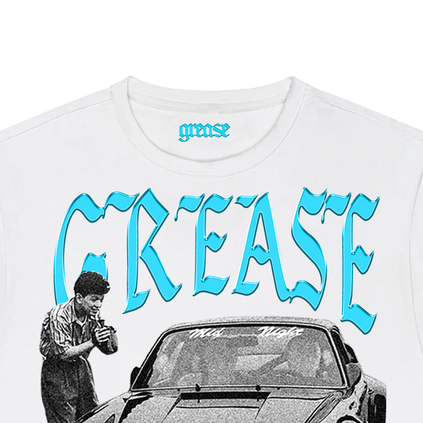 GREASE PORSCHE - Heavy Cropped Tee