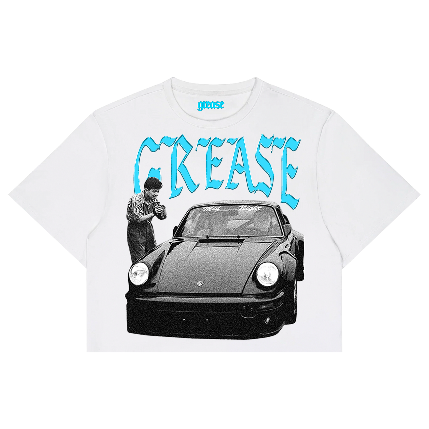 GREASE PORSCHE - Heavy Cropped Tee